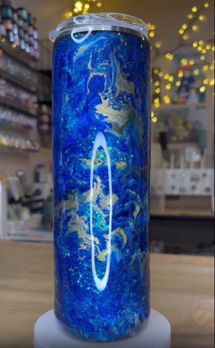 30 oz. Hogg Straight Skinny π· Blue & Gold GST Waymaker