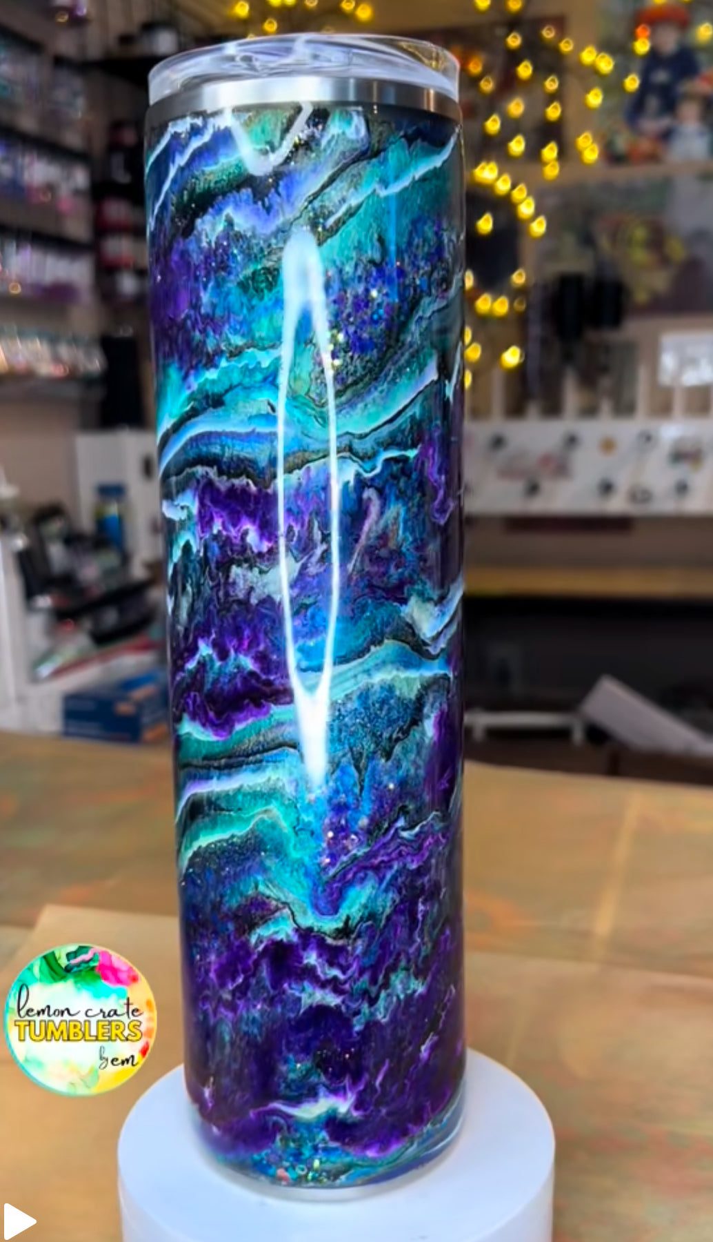 32 oz. Plump [Tipsy Magnolia] 🦚 Peacock Mashup