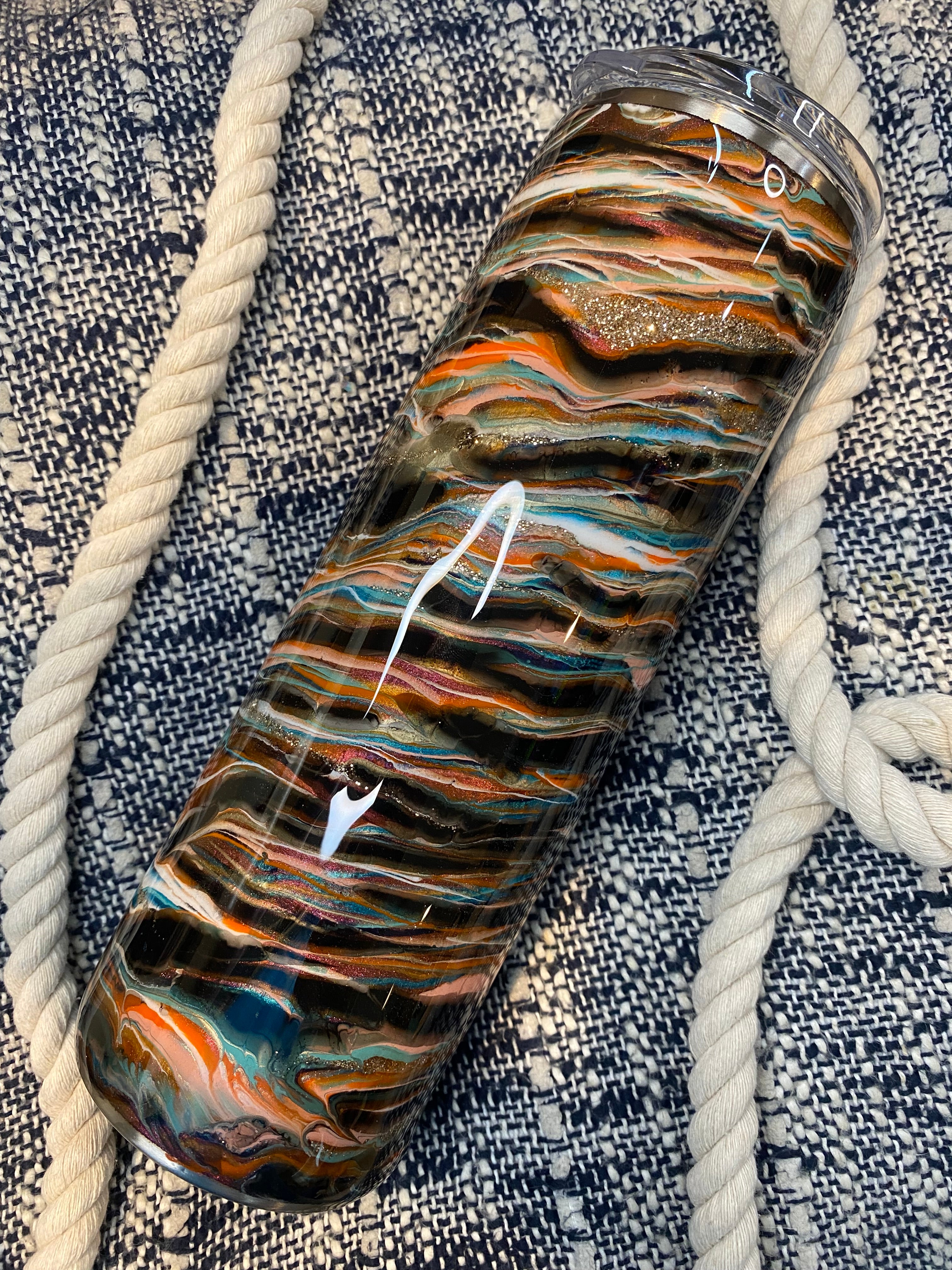 36A. 30 oz. Straight Skinny (TIGER STRIPES Blurred Lines)