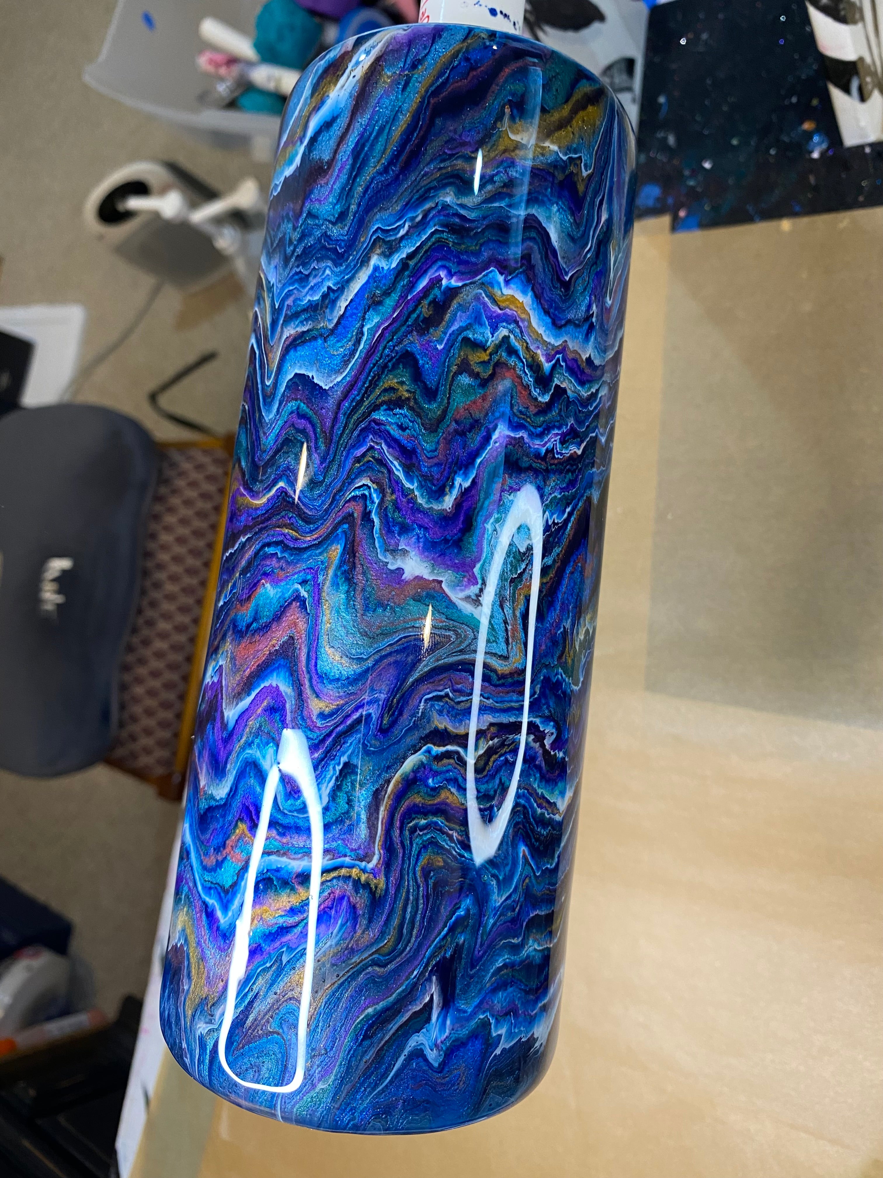 30 oz. Fatty Tumbler - Blue PGS Blurred Lines