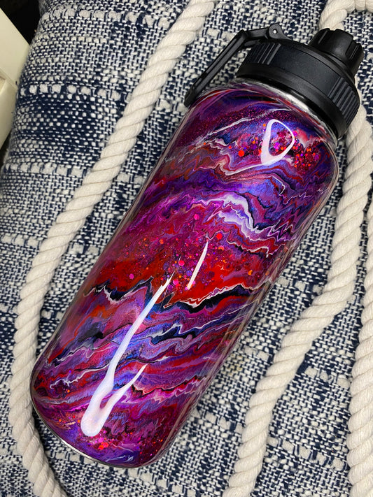 32 oz. Duo Hydro Water Bottle (PURPLE VALENTINES Lemon Goose Mashup)