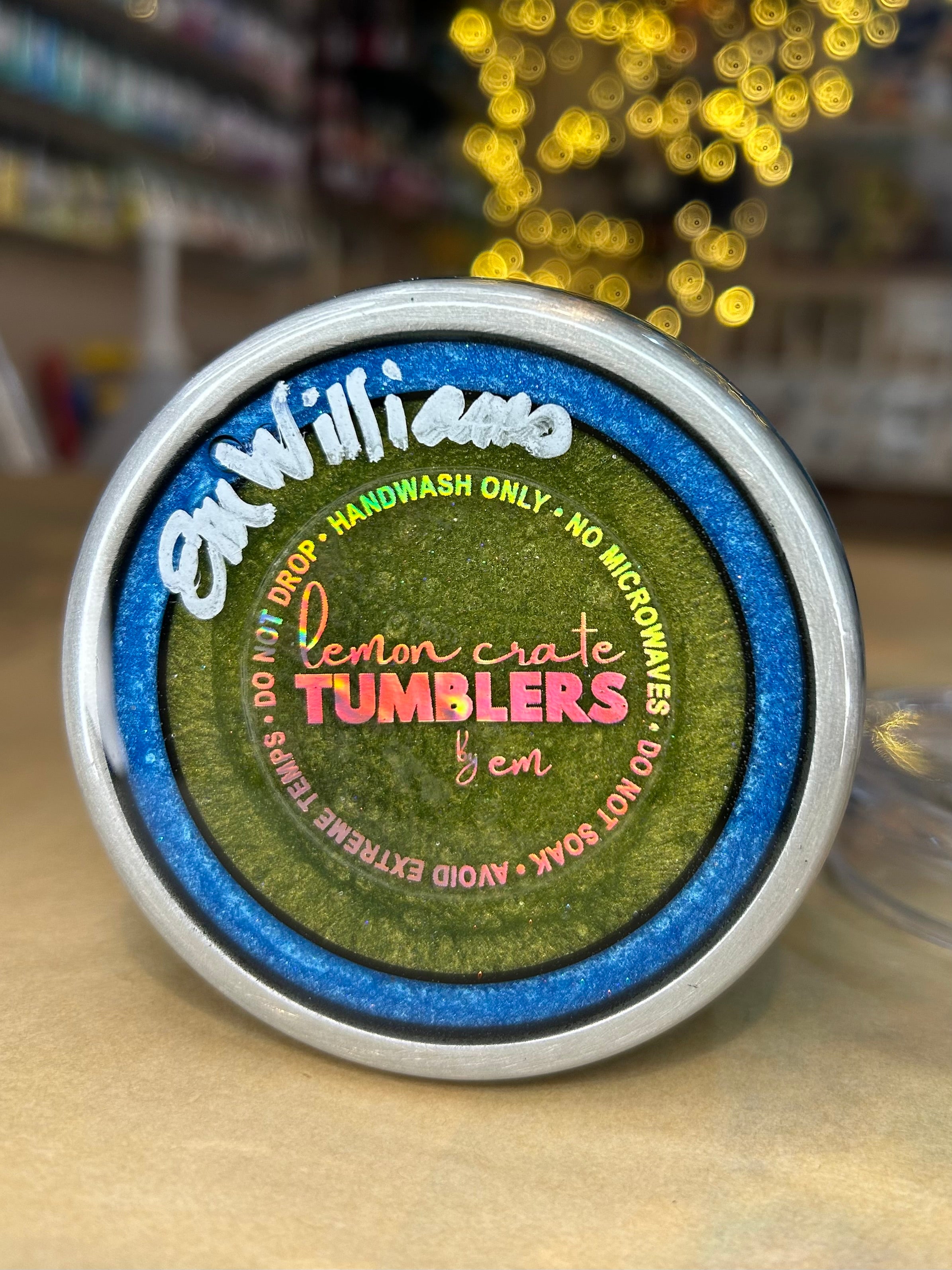 12 oz. Husky Tumbler [Tipsy Magnolia] 🍏 Green River Blurred Lines