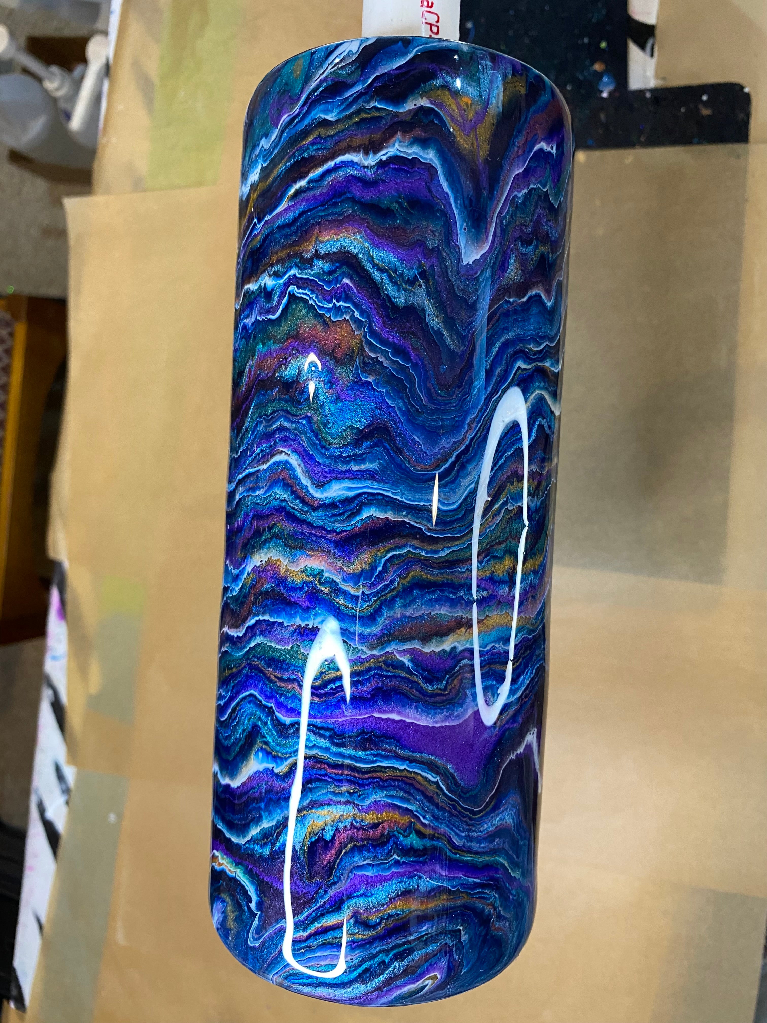 30 oz. Fatty Tumbler - Blue PGS Blurred Lines