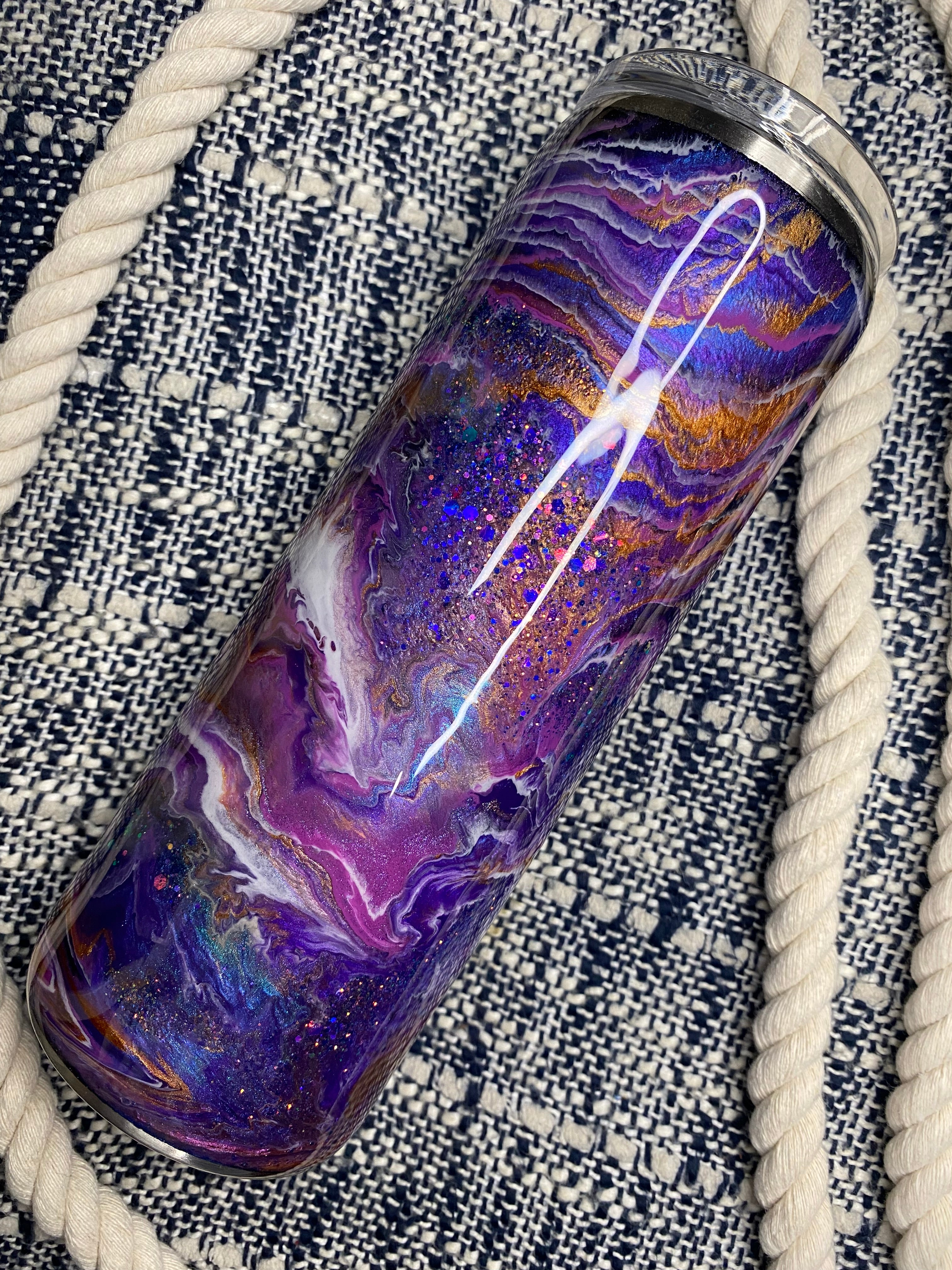 20 oz. Straight Skinny (PURPLE SUNSET Lemon Goose)