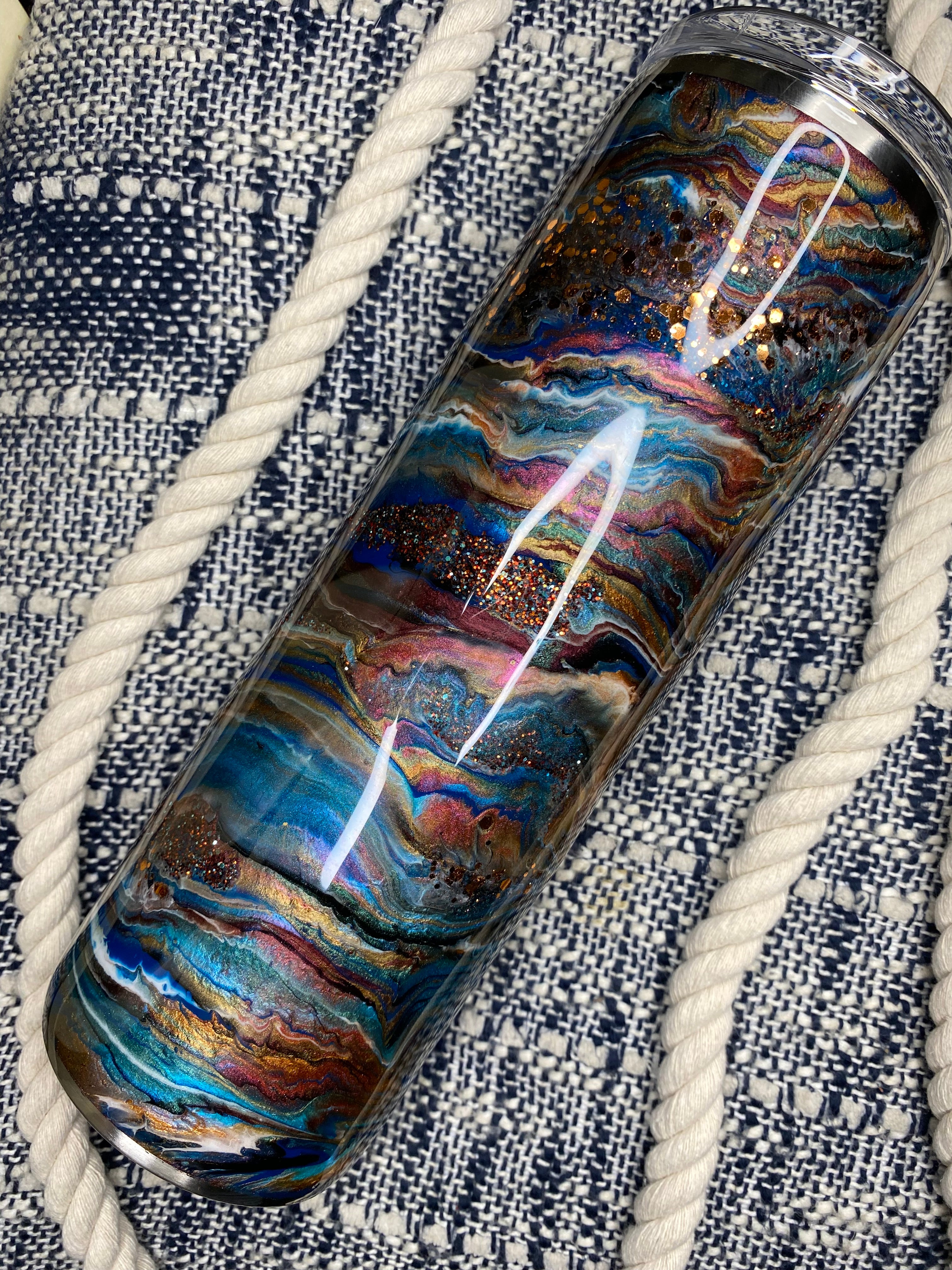 30 oz. Straight Skinny (BLUE SKIES Western Lemon Goose)