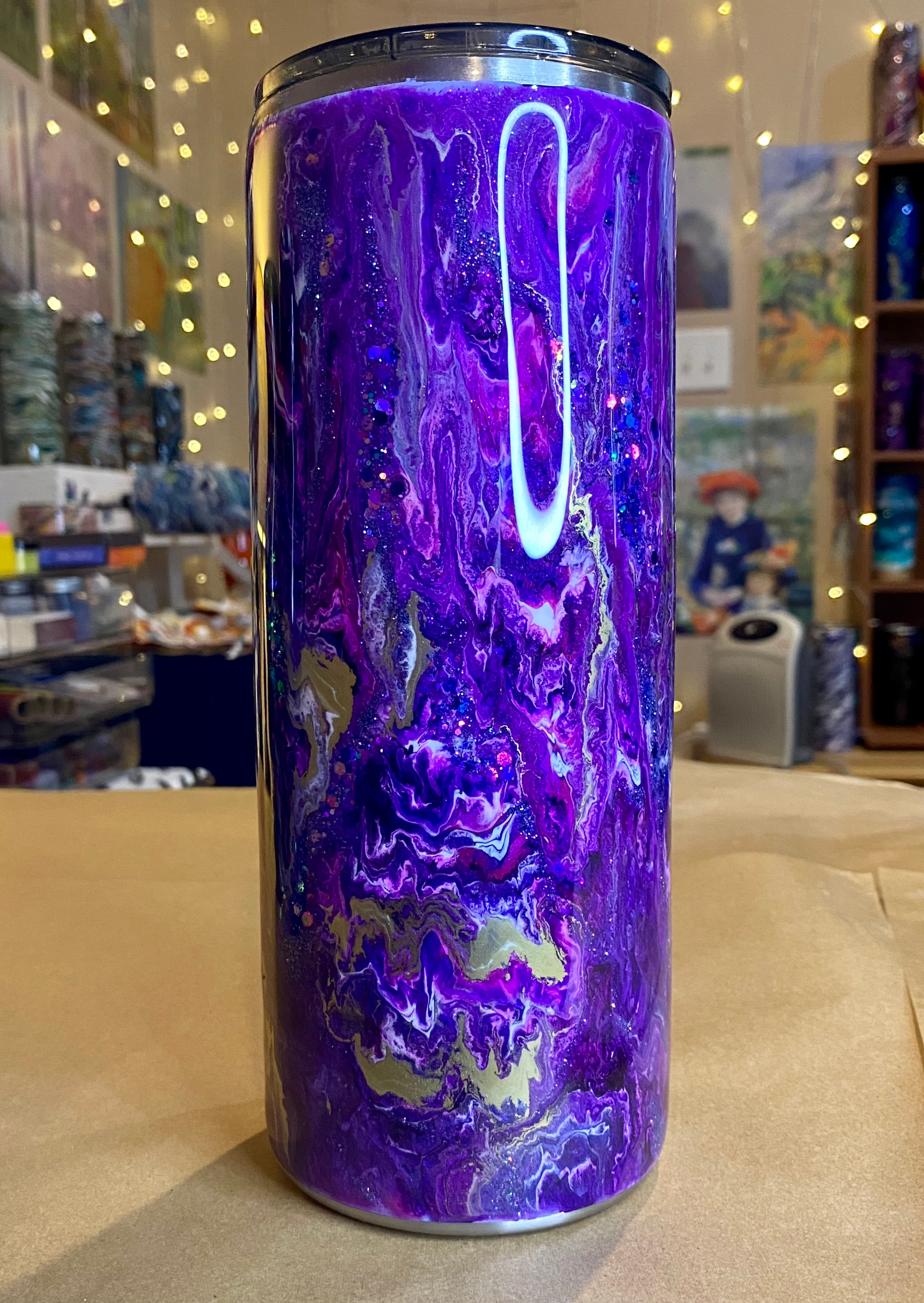 30 oz. Fatty Tumbler - Purple & Gold Waymaker