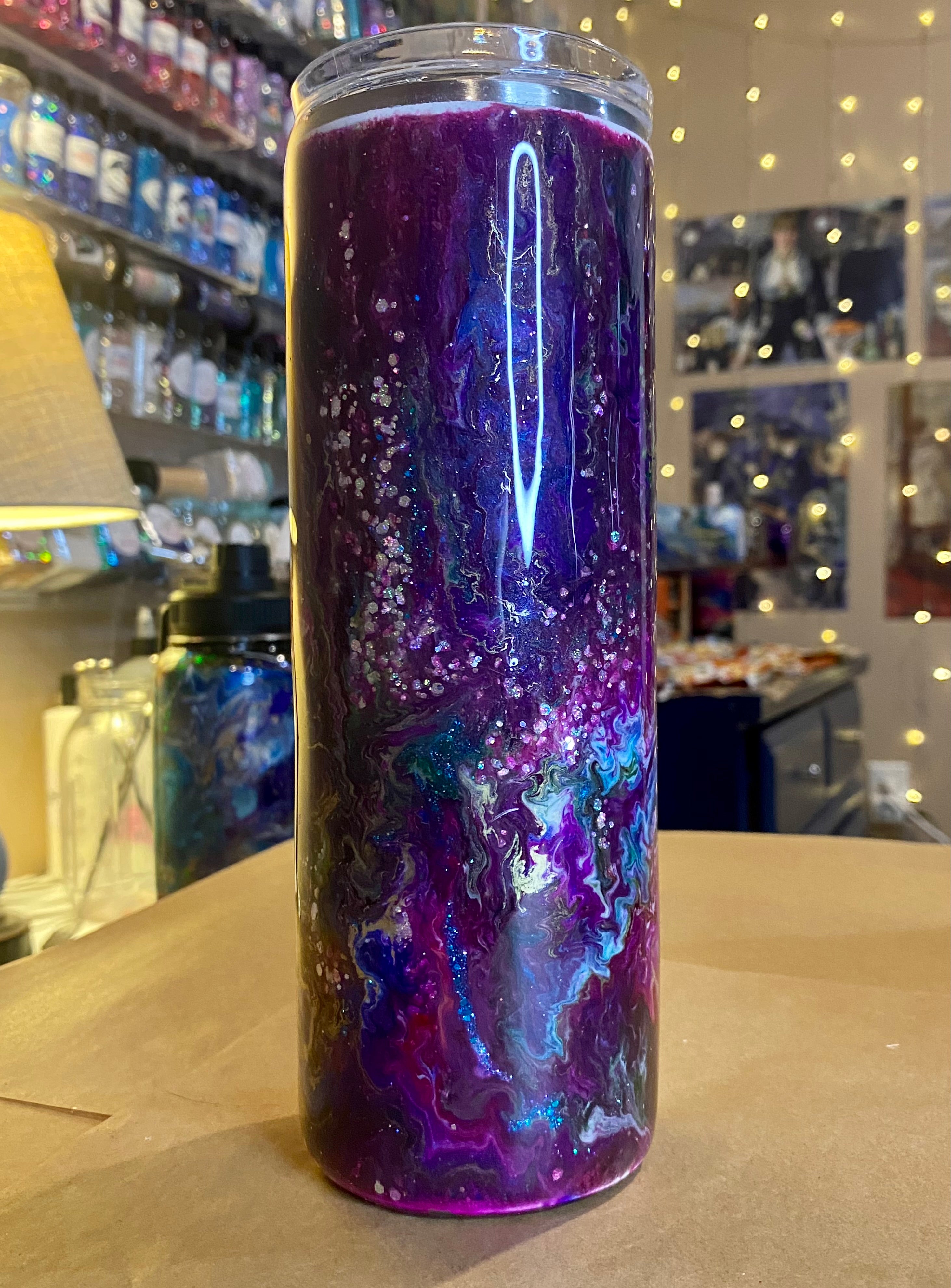 20 oz. Straight Skinny Tumbler - Purple/Multi Waymaker