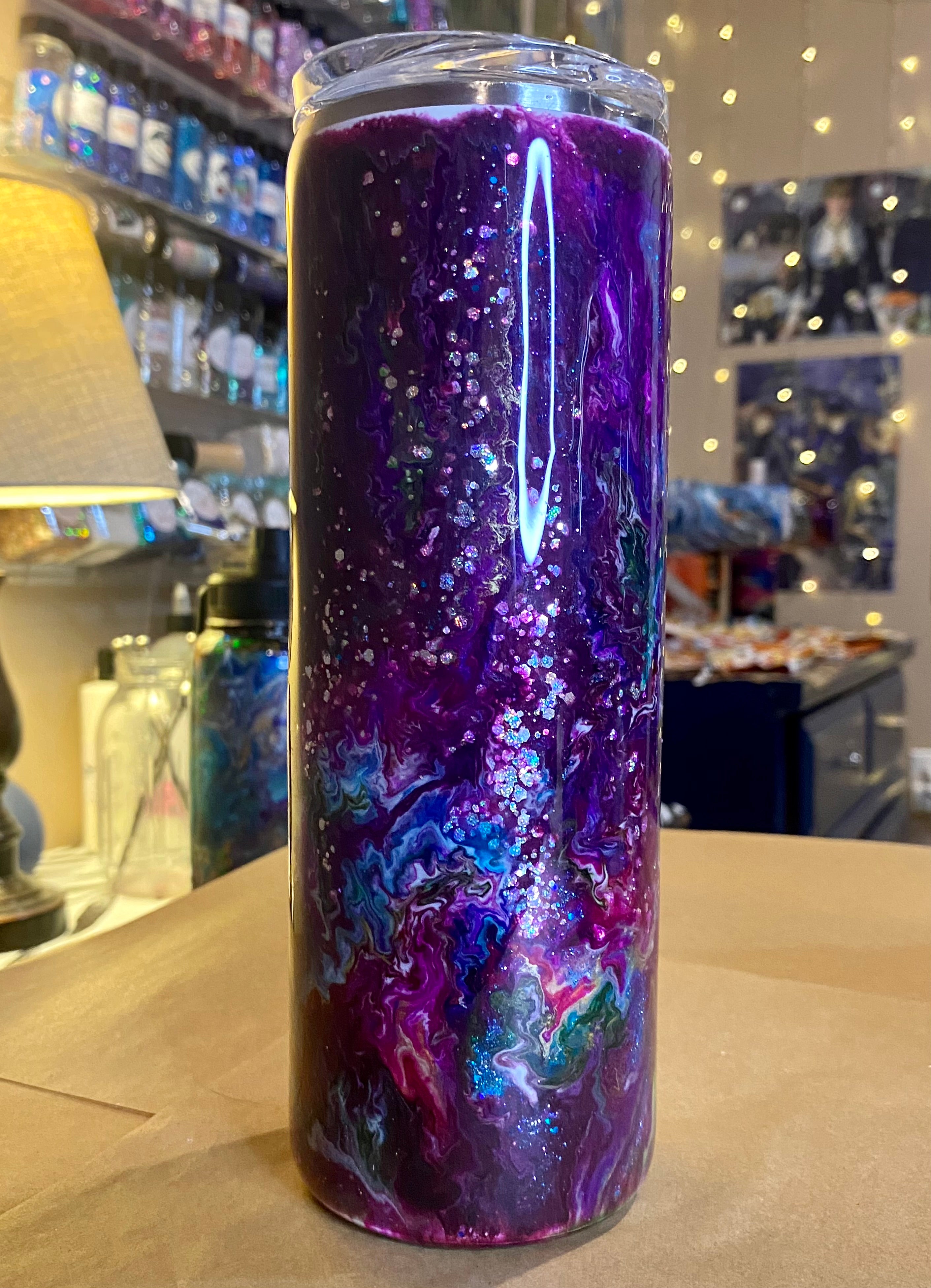 20 oz. Straight Skinny Tumbler - Purple/Multi Waymaker