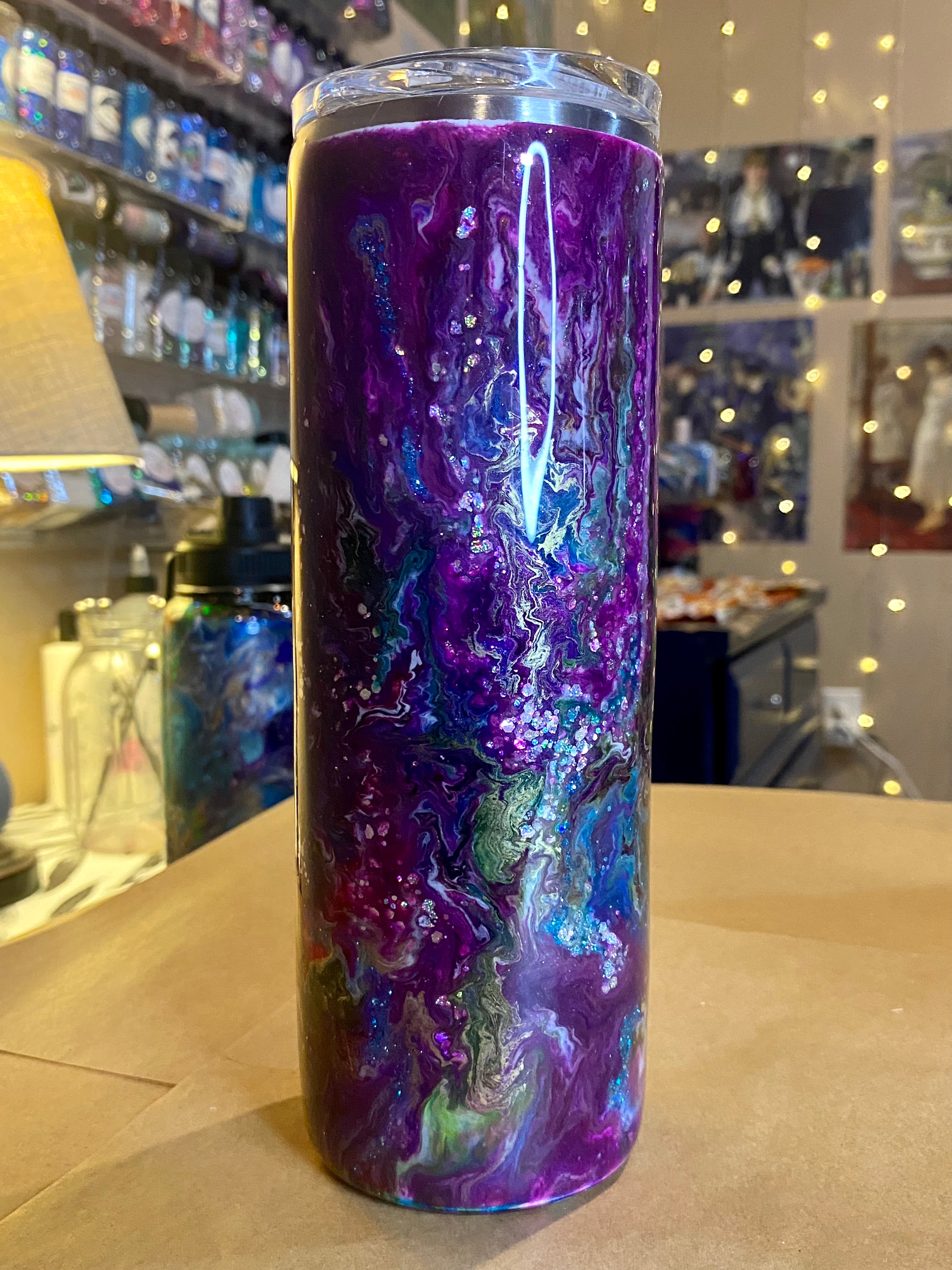 20 oz. Straight Skinny Tumbler - Purple/Multi Waymaker
