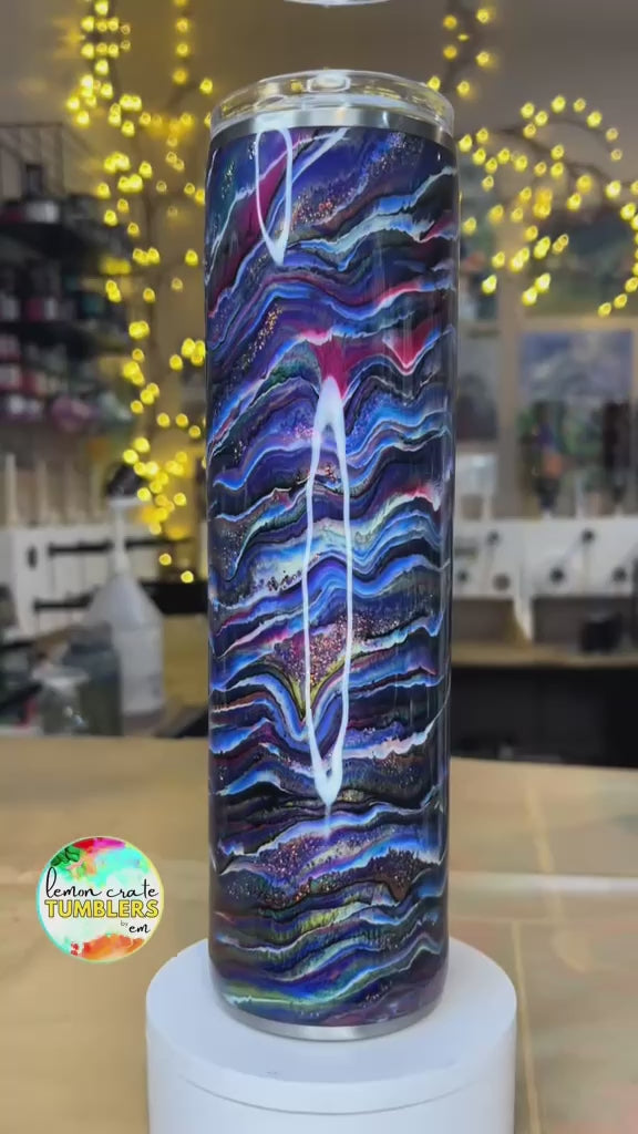 32 oz. Plump [Tipsy Magnolia] 💜 Vibrant Blurred Lines