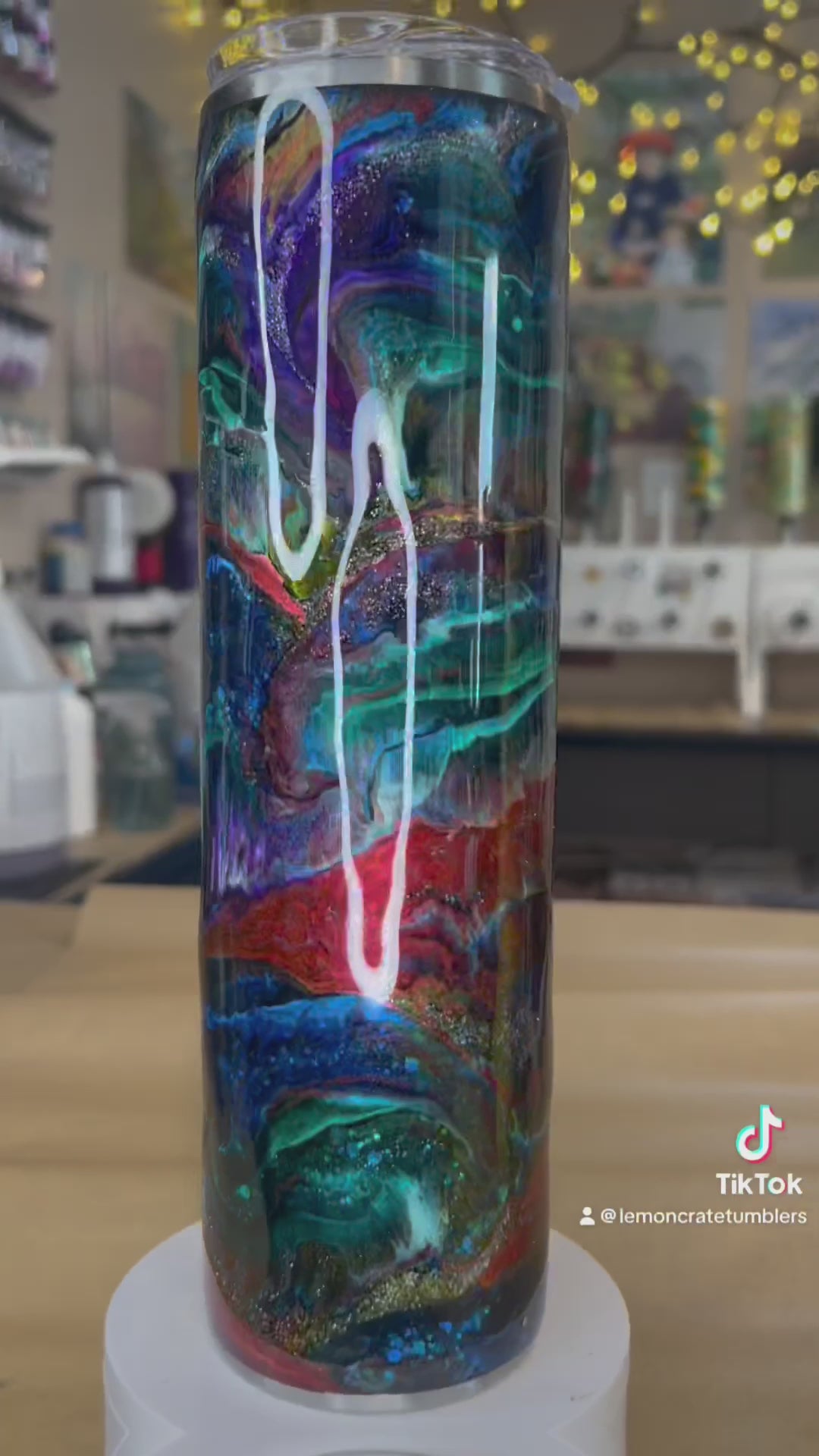 32 oz. Tipsy Magnolia Plump Tumbler ♥️ 80s Drama Lemon Goose Mashup