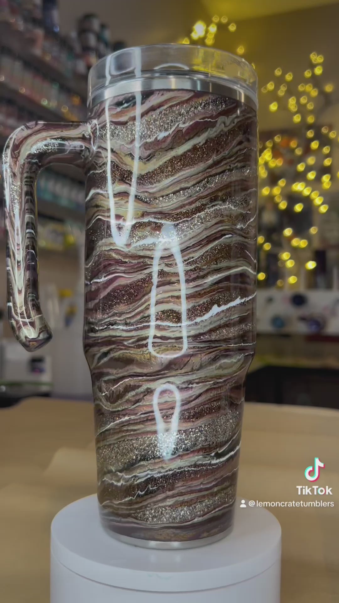 30 oz. Hogg Grippy 🤎 Coffee Gold Blurred Lines